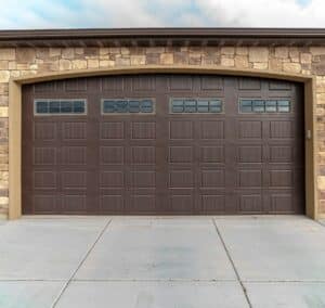 steel garage door panel options recessed